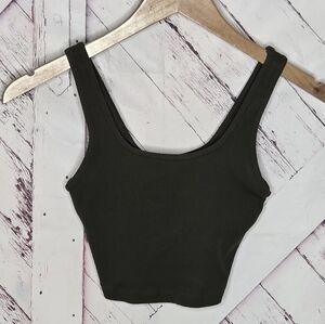 Offline by Aerie Dark Green Tank Top